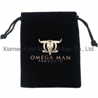 Wholesale Promotional Custom Printed Suede Bag Organza Cosmetic Packing Bag Jewellery Packaging Bag