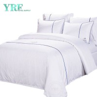 Best Quality Custom Cotton with Logo Twin White Hotel Linen