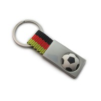 Sports Souvenir Promotional Gift Key Chain Imitation Football Basketball Golf Ball Plastic EVA Keych