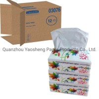 3 Ply High Quality Household 100% Pure Wood Pulp Soft Pack Facial Tissue