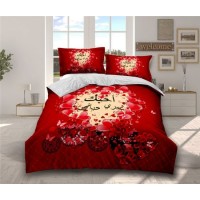Cheap Price Hot Selling Printing Bedding Set/Bed Sheet/Quilt Duvet Cover