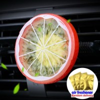 Car Air Freshener Air Conditioner Vent Clip Fragrance Auto Perfume Lemon Shape