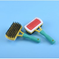 All-in-One Self Cleaning Slicker Long Hair Pet Dog Grooming Brush Cat Comb