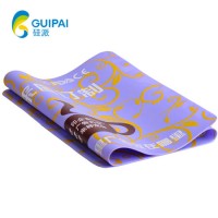High Quality Colorful Printed Design Table Decoration Silicone Dining Tablemat