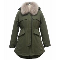 Ladies 2020 Brand Long Coat with Detachable Fur Collar Women Winter Jackets OEM Thick Warm Parka Ove