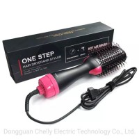 Hot Selling Hair Styling Electric Hair Brush Straightening Professional Hair Straightener Brush Salo