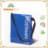 BOPP Laminated PP Woven Bag  Postman Woven Bag with Single Adjusatble Handle