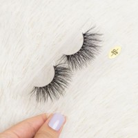100% Real Mink Fur False 25mm Lashes Wholesale Price Eyelashes  3D Mink Eyelash with Private label