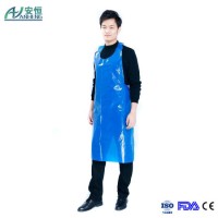 Adult Disposable Full Poly Apron Flat-Pack Apron