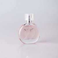 OEM Clear Empty Round Fragrance Bottle 100ml Diffuser Bottles Glass with Lids