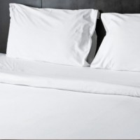 White Color Cotton Customized Size Hotel Linen Pillow Cases 20"X30"