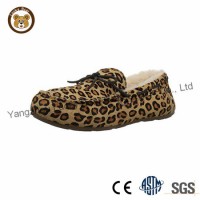fashion Hot Leopard Soft Fur Cozy Ladies Casual Slippers
