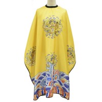 New Design Chinese Style Emperor Robe Dragon Pattern Hair Cutting Cape for Hairdressing