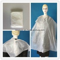 Beauty Salon  SPA and Barbershop PE Disposable Waterproof Hair Cutting Gown