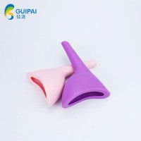 Reusable Camping Outdoor Standing PEE Silicone Women Travel Urinal
