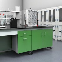 Factory Direct Sale Chemistry Steel Chemical Laboratory Bench  Factory Cheap Price School Steel Lab