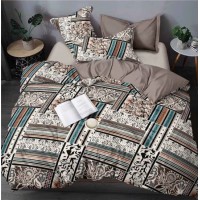 Indian Style Printed Microfiber Polyester 120GSM Textile Fabric Bed Sheet