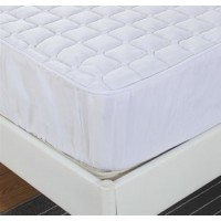 Waterproof Quilted Cover Dust Mite Proof & Deep Pocket Breathable & Machine Washable Mattress Pad Pr