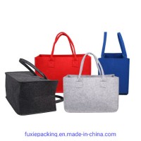 Wholesale Women's Felt Handbag Large Capacity Tote Shopping Bag