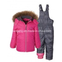 Juniors & Kids Snow Coat with Faux Fur & Bib Pants