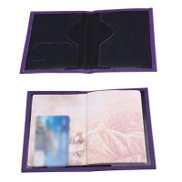 Artificial Leather Passport Holder Cover Passport Case Passport Holder for Men and Women Esg12923