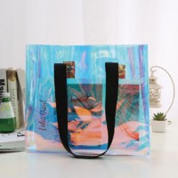 Custom Designed Transparent PVC Tote Bag
