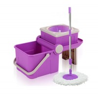 Fold Design Spin Mop with No Foot Pedal