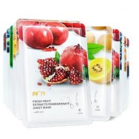Fruit Face Mask Pure Natural Care Facial Mask Moisturizing Oil Control Whitening Wrapped Face Care M