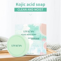 Wholesale Private Label Bath Soap Natural Organic Whitening Handmade Kojic Acid Soap for Face and Bo