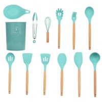 Amazon Silicone Kitchenware Tools with Wooden Handle
