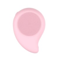 Private Label Rechargeable Pink Mini Vibrating Massage Exfoliating Washing Electric Silicone Face Cl