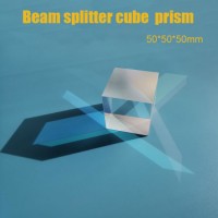 Polarized Beam Splitter Cube Optical Glass Prism Lens 50*50*50mm Polarising Crystal Glass Products f