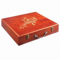 Solid Wood Tool Storage Box for Precision Instruments
