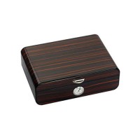 Cedar Wood Lining Table Cigar Humidor with Cigar Hygrometer / Humidifier / 25-50 Cigar