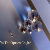 Sapphire/Fused Silica/K9 Spherical Ball Lens for Laser-to-Fiber Coupling
