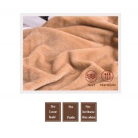 Factory Exports Can Be Customized Colors and Styles Flannel Double Blanket Summer Air Conditioning B