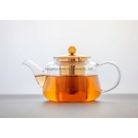 600ml Heat Resistant Borosilicate Glass Teapot with Infuser