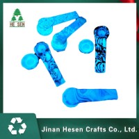 Factory Direct Three Color Resin Smoking Pipe Comes with Filter Color Boxed Smoking Pipe