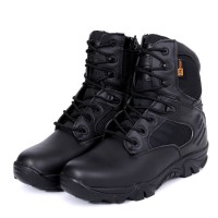 Deltal Black Army Military Combat Hiking Boots