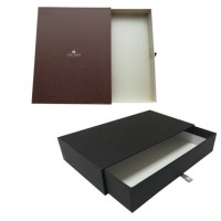Sliding Drawer Box with Custom Logo/Cardboard Drawer Box/Box with Pull-out Drawer