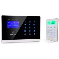 Wireless Wolf Guard Intercom GSM Home Automation Burglar RFID Alarm Security System with LCD Display