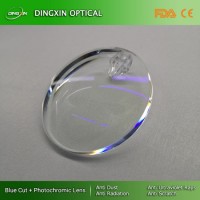 Discolored Glasses (KOC) 1.56 Photochromic Blue Cut Hmc Optical Lenses