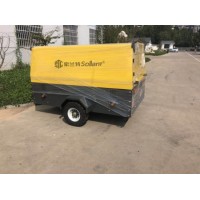 Industrial Heavy Duty Movable Portable with Durable Diesel Engine Direct Driven Rotary Screw Type Ai