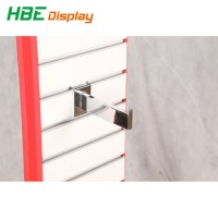 Customized Security Slatwall Display Single Hang Peg Hooks for Supermarket and Stores