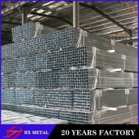 75X50X2mm Galvanised Tubing/70x70mm Hollow Section Galvanized Square Steel Tubing