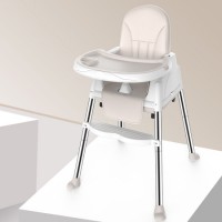 3 In1 Multifunctional High Chair with PVC Cushion