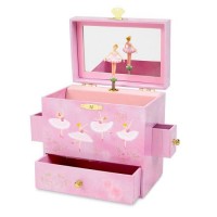Dongguan Manufacturer Popular Wooden Musical Jewelry Display Box with Toy