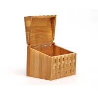 Natural Bamboo Square Tea Storage Tea Box