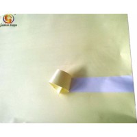 Blank Self Adhesive Woodfree Offest Paper Sticker Paper Rolls with White Silicon Release Liner for P
