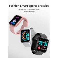 2020 Hot Sale Heart Rate Track Fitpro Y68 Plus Full Touch Smartwatch Women Touchscreen D20 PRO Smart